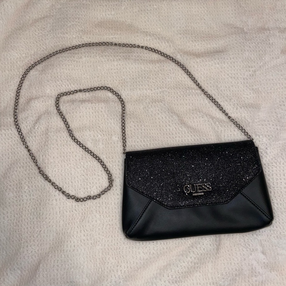 Guess, Sparkle, Crossbody, Small, Chain, Once Worn